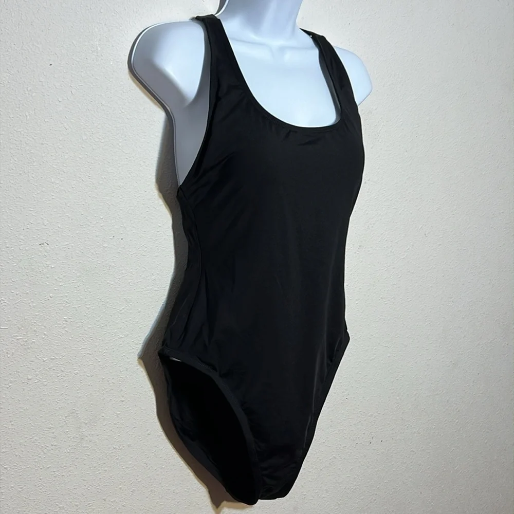 Andie Womens Black Tulum One Piece Swimsuit Beach Size XL